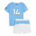 Manchester City Nico Gonzalez #14 Hjemmedraktsett Barn 2025-26 Korte ermer (+ Korte bukser)